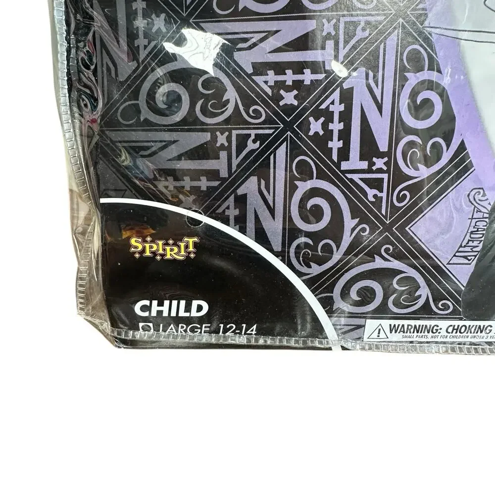 Spirit Halloween Girl’s Wednesday Addams Costume Dress W/ Belt Size Large 12-14 - Picture 3 of 10